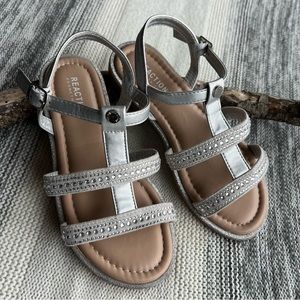 Girl’s silver sandals